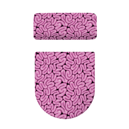 Halloween Brain Print Toilet Lid And Tank Cover Set