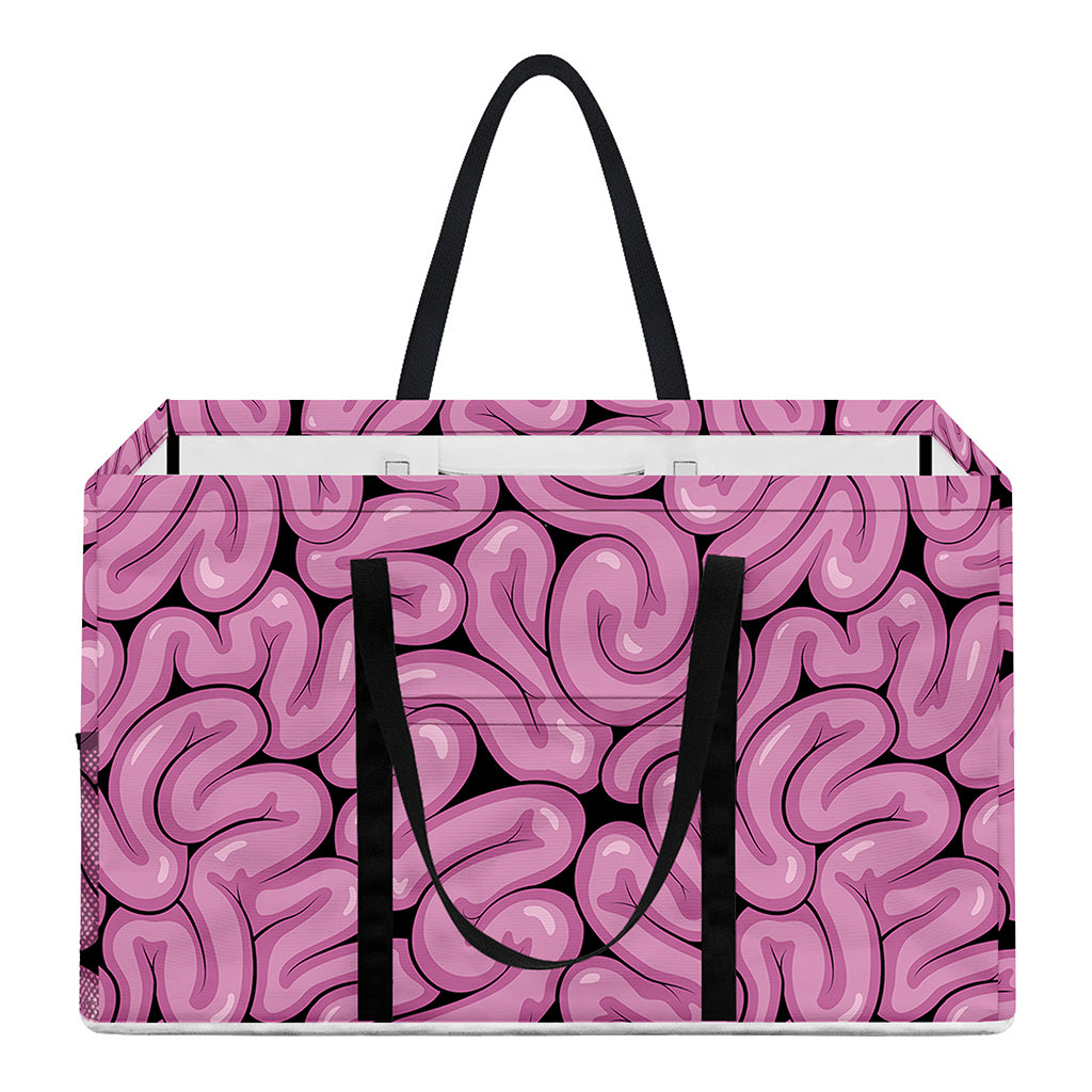 Halloween Brain Print Utility Tote Bag
