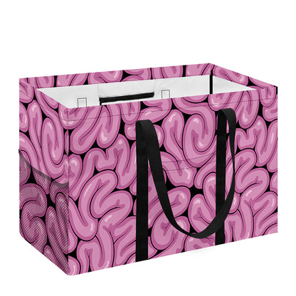 Halloween Brain Print Utility Tote Bag