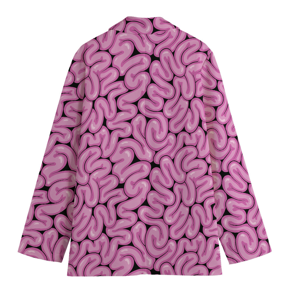 Halloween Brain Print Women's Blazer