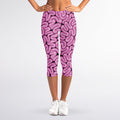 Halloween Brain Print Women's Capri Leggings