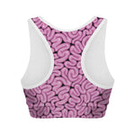 Halloween Brain Print Women's Sports Bra