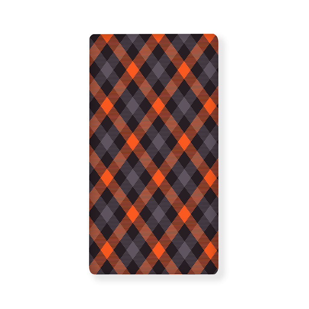 Halloween Buffalo Check Pattern Print Baby Crib Sheet