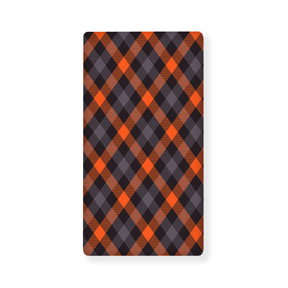 Halloween Buffalo Check Pattern Print Baby Crib Sheet