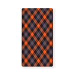 Halloween Buffalo Check Pattern Print Baby Crib Sheet