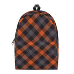 Halloween Buffalo Check Pattern Print Backpack