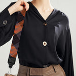 Halloween Buffalo Check Pattern Print Bag Strap