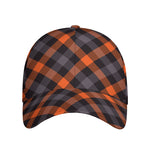 Halloween Buffalo Check Pattern Print Baseball Cap