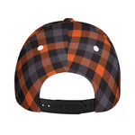 Halloween Buffalo Check Pattern Print Baseball Cap