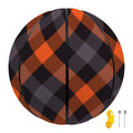 Halloween Buffalo Check Pattern Print Basketball