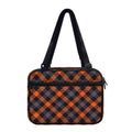Halloween Buffalo Check Pattern Print Double Strap Bible Bag