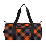 Halloween Buffalo Check Pattern Print Gym Bag