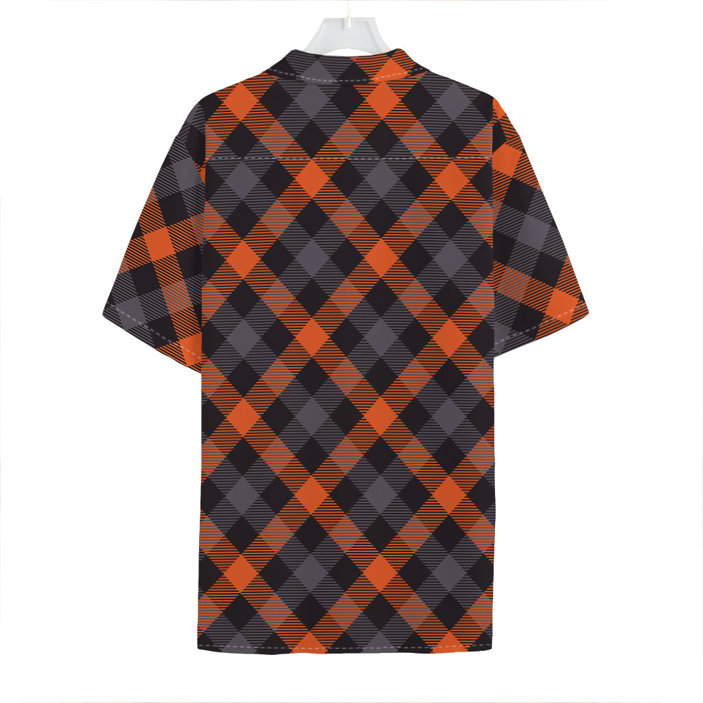 Halloween Buffalo Check Pattern Print Hawaiian Shirt