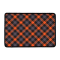 Halloween Buffalo Check Pattern Print Kitchen Mat
