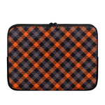 Halloween Buffalo Check Pattern Print Laptop Sleeve