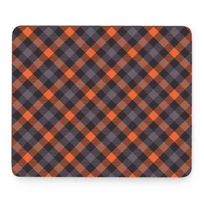 Halloween Buffalo Check Pattern Print Mouse Pad