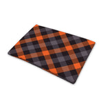 Halloween Buffalo Check Pattern Print Pet Cooling Mat Cover