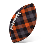 Halloween Buffalo Check Pattern Print Rugby Ball