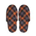 Halloween Buffalo Check Pattern Print Slippers