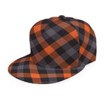 Halloween Buffalo Check Pattern Print Snapback Cap