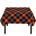 Halloween Buffalo Check Pattern Print Tablecloth