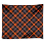 Halloween Buffalo Check Pattern Print Tapestry