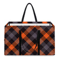 Halloween Buffalo Check Pattern Print Utility Tote Bag