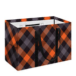 Halloween Buffalo Check Pattern Print Utility Tote Bag