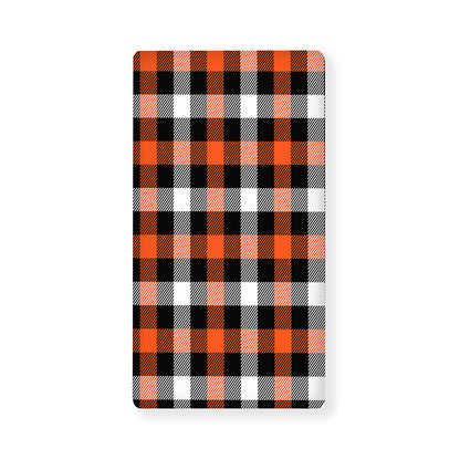 Halloween Buffalo Plaid Pattern Print Baby Crib Sheet