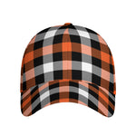 Halloween Buffalo Plaid Pattern Print Baseball Cap