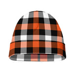 Halloween Buffalo Plaid Pattern Print Beanie