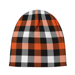Halloween Buffalo Plaid Pattern Print Beanie