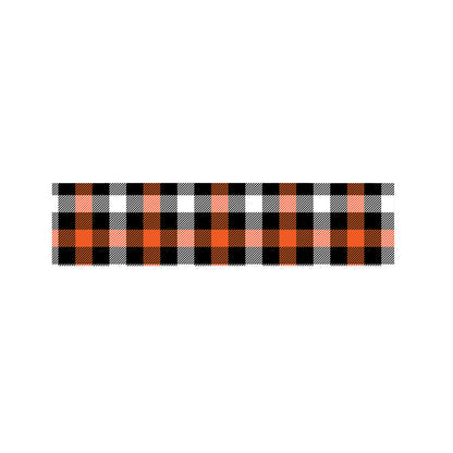 Halloween Buffalo Plaid Pattern Print Bed Runner
