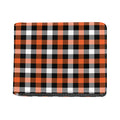 Halloween Buffalo Plaid Pattern Print Bifold Wallet
