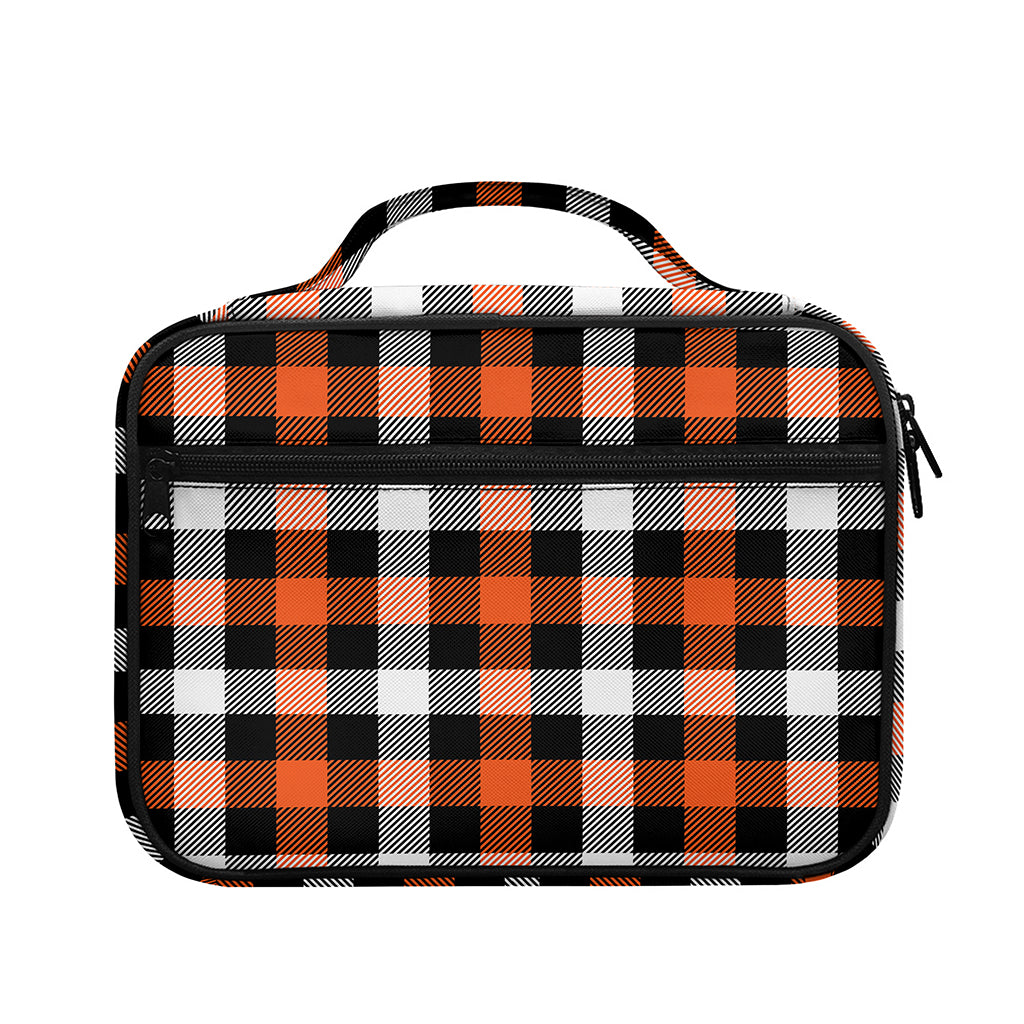 Halloween Buffalo Plaid Pattern Print Briefcase Bible Bag