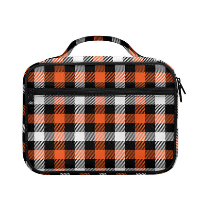 Halloween Buffalo Plaid Pattern Print Briefcase Bible Bag