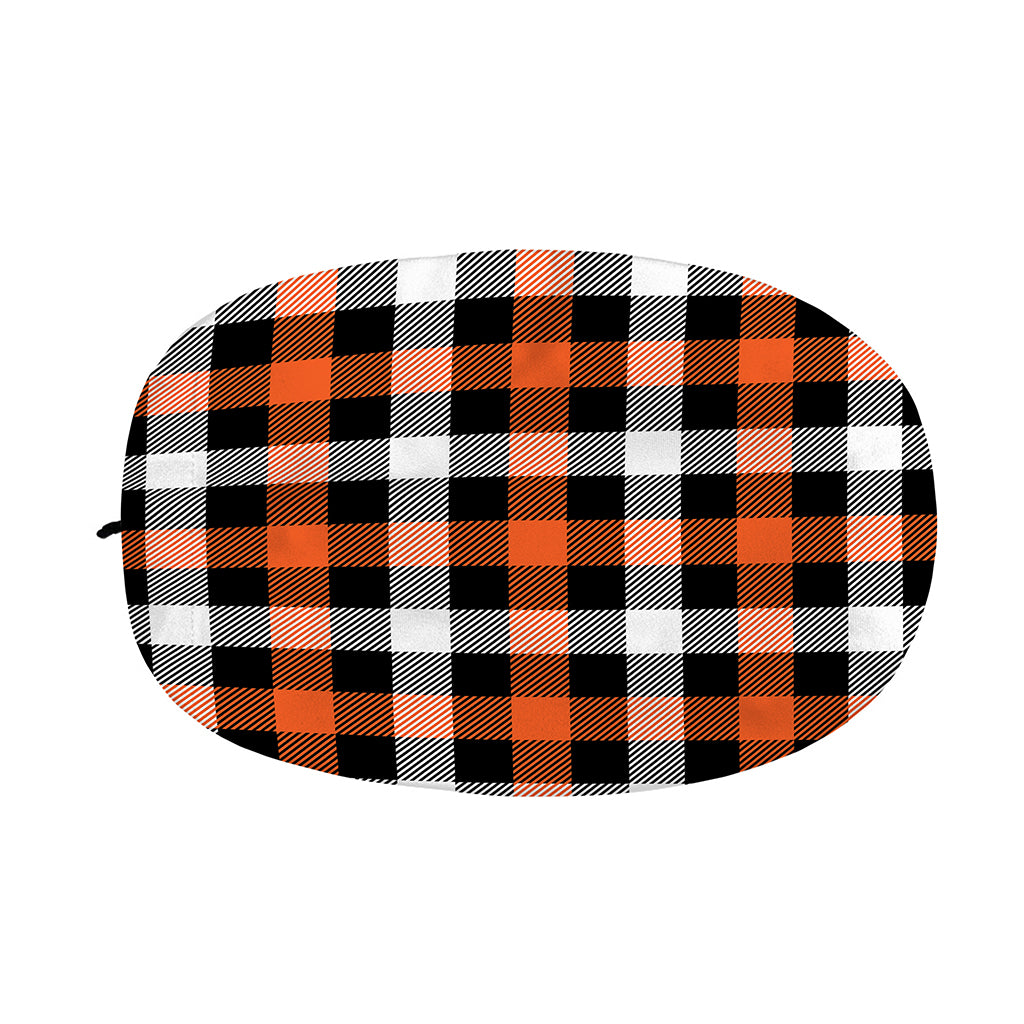 Halloween Buffalo Plaid Pattern Print Car Side Mirror Covers