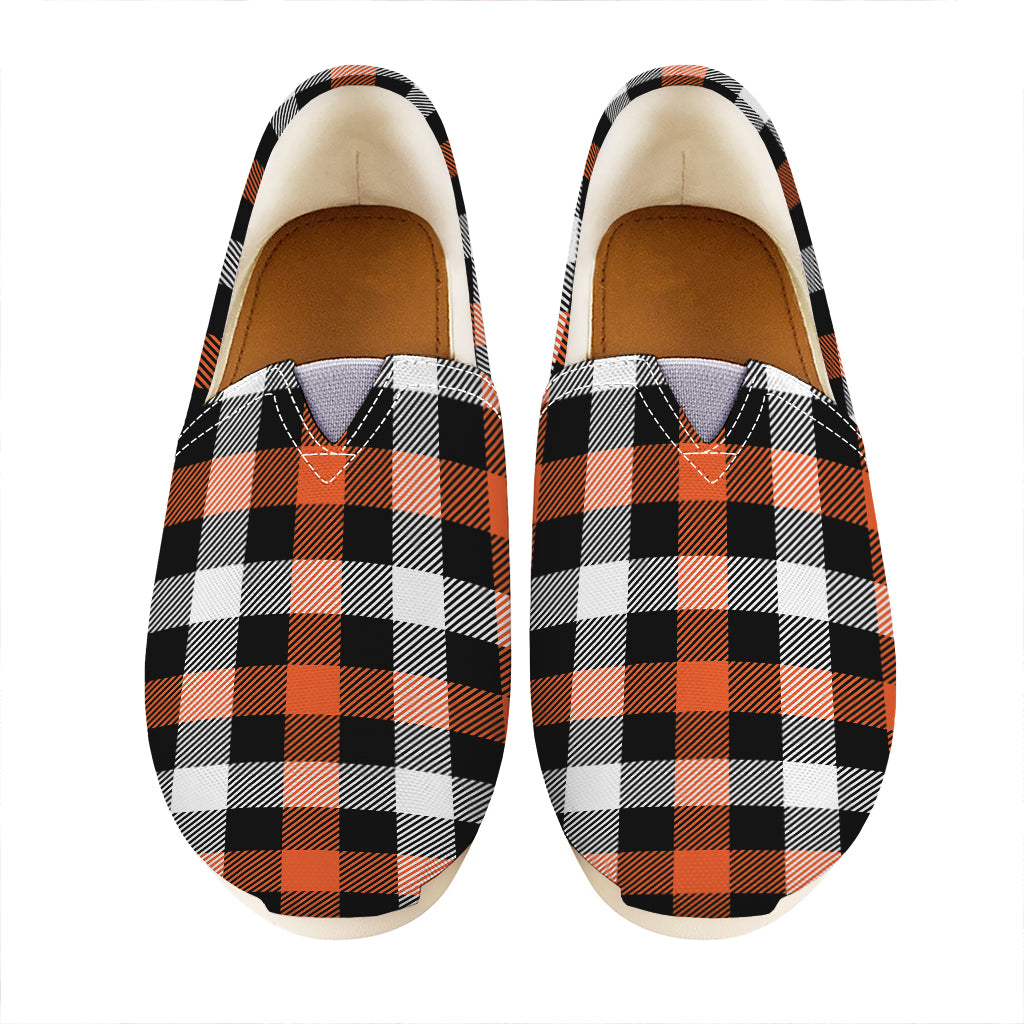 Halloween Buffalo Plaid Pattern Print Casual Shoes