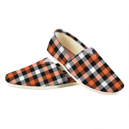 Halloween Buffalo Plaid Pattern Print Casual Shoes