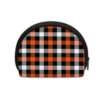 Halloween Buffalo Plaid Pattern Print Coin Purse