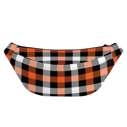 Halloween Buffalo Plaid Pattern Print Fanny Pack