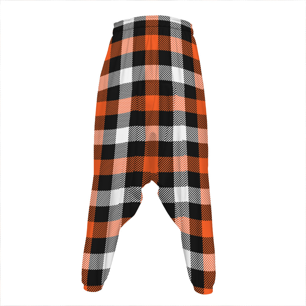 Halloween Buffalo Plaid Pattern Print Hammer Pants