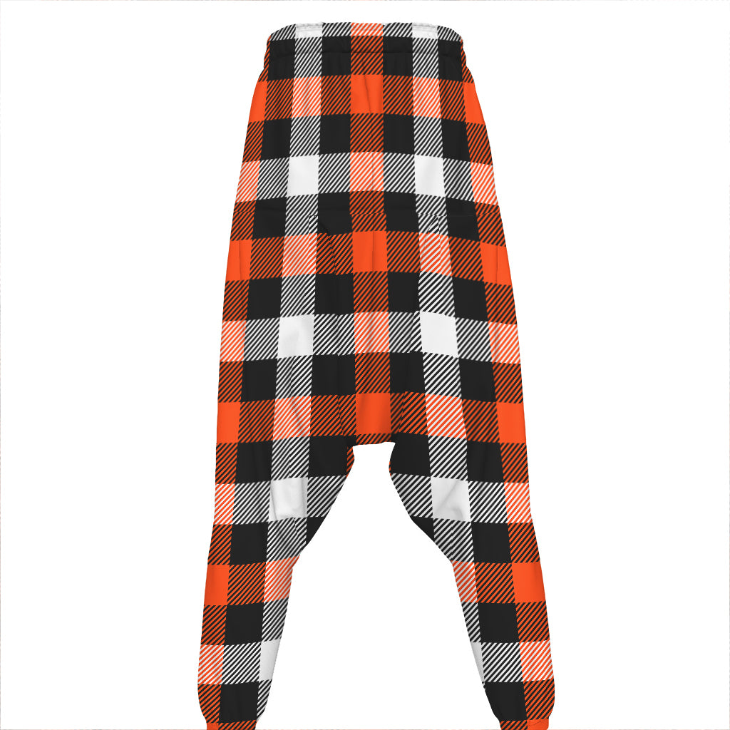 Halloween Buffalo Plaid Pattern Print Hammer Pants