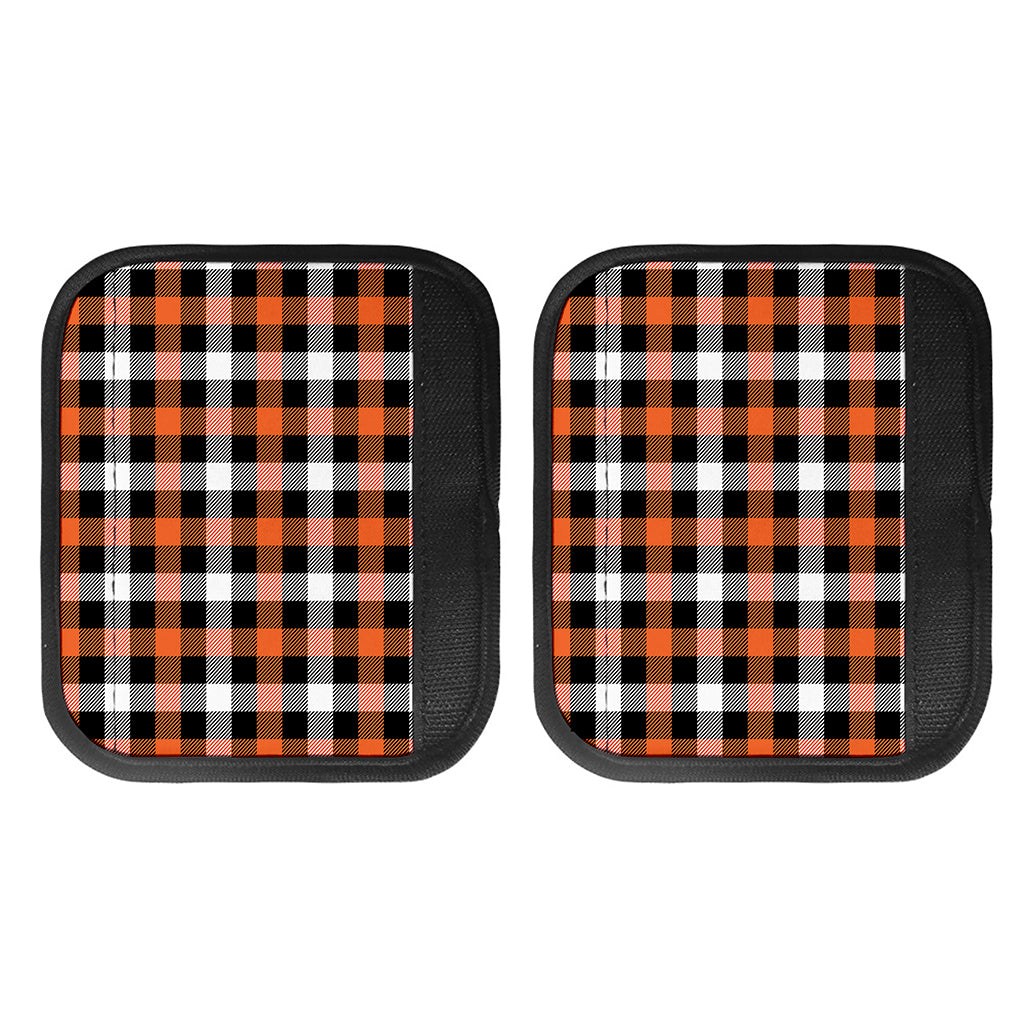 Halloween Buffalo Plaid Pattern Print Handle Covers