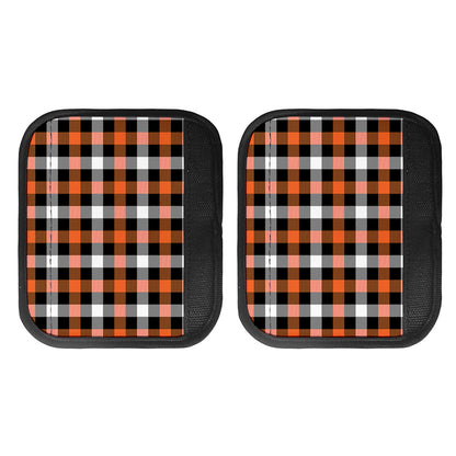 Halloween Buffalo Plaid Pattern Print Handle Covers