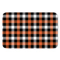 Halloween Buffalo Plaid Pattern Print Indoor Door Mat