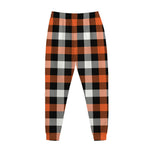 Halloween Buffalo Plaid Pattern Print Jogger Pants