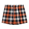 Halloween Buffalo Plaid Pattern Print Mesh Shorts