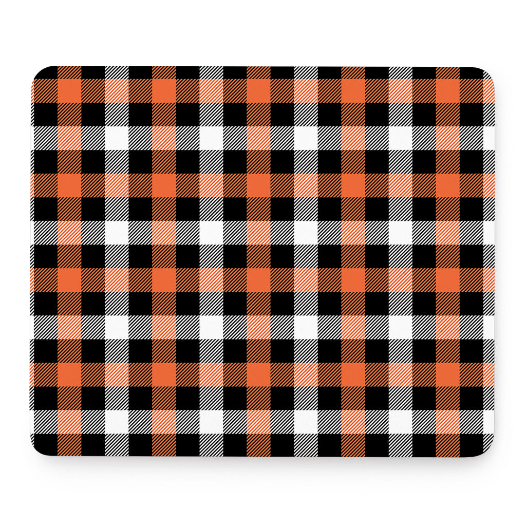 Halloween Buffalo Plaid Pattern Print Mouse Pad