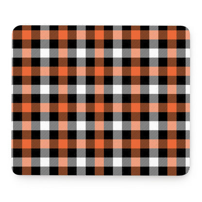 Halloween Buffalo Plaid Pattern Print Mouse Pad
